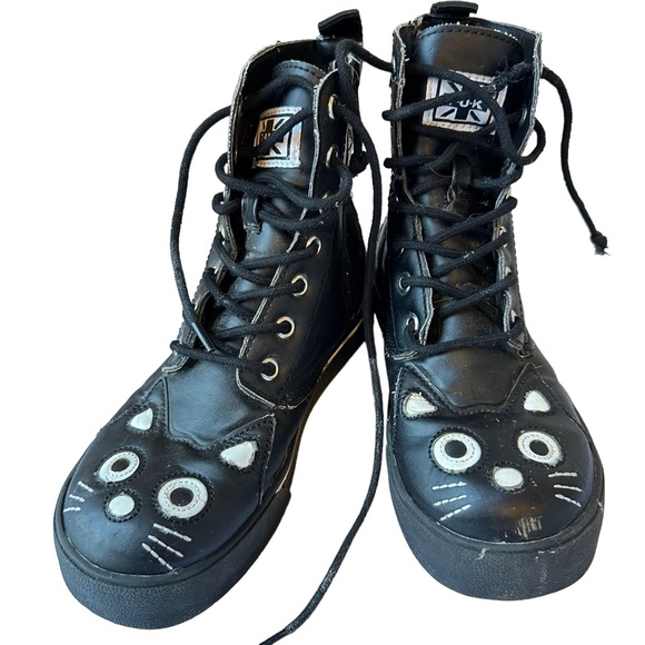 tuk Shoes - Tuk Boots Cat Motif 5